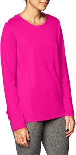 Hanes Women's Sport Cool Dri Long Sleeve Crewneck T-Shirt, Moisture-Wicking Performance Tee - Image 6